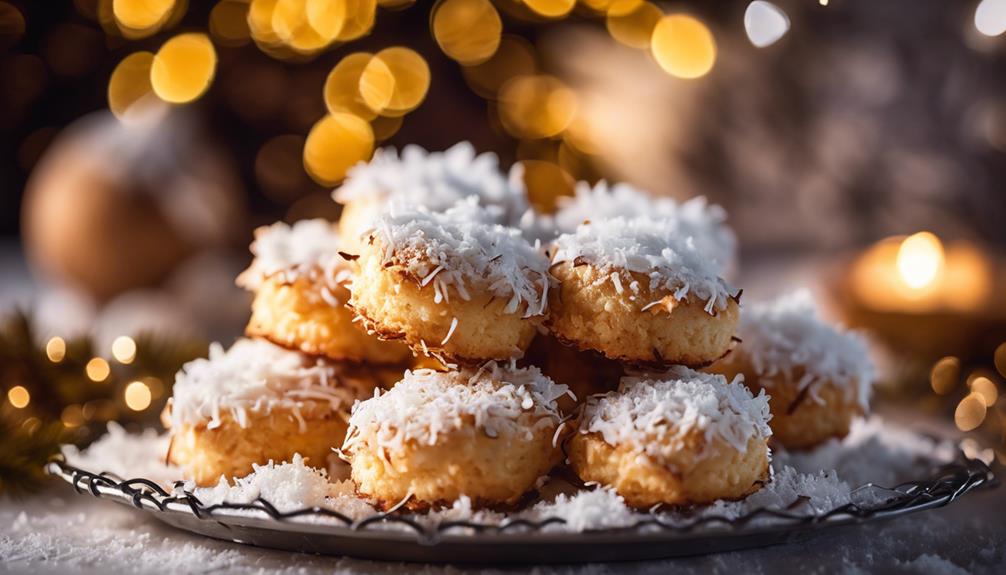 delicious coconut treats made