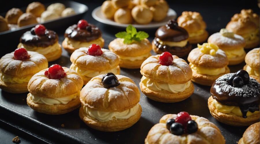 exploring choux pastry delights