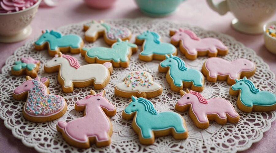 adorable animal cookies frosted