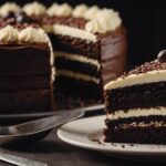 chocolate and vanilla layers