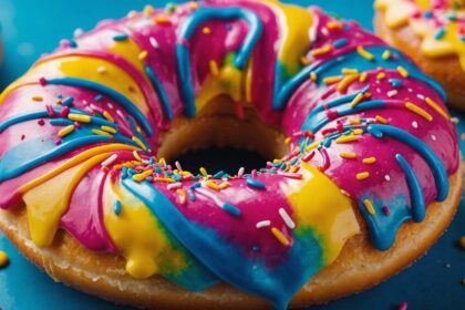 colorful doughnuts with flair