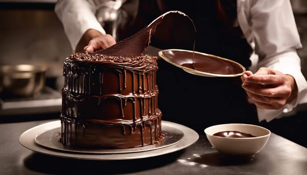 decadent chocolate dessert creation