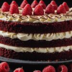 decadent red velvet cheesecake