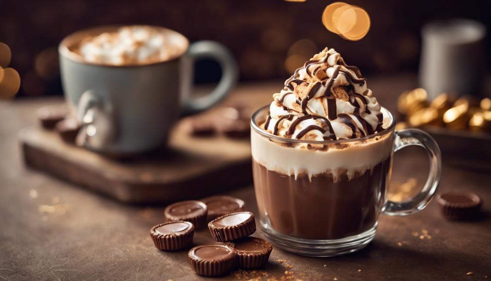 decadent reese s hot chocolate