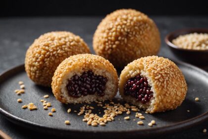 delicious sesame balls revealed