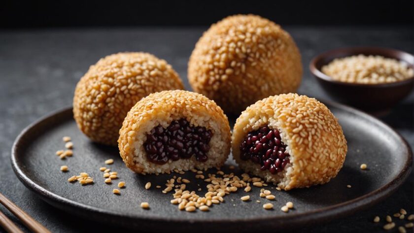 delicious sesame balls revealed