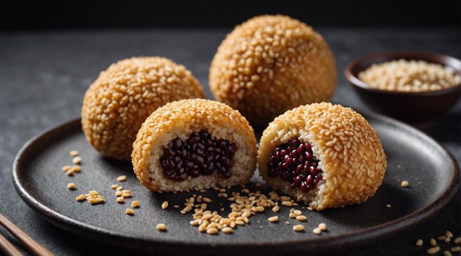 delicious sesame balls revealed