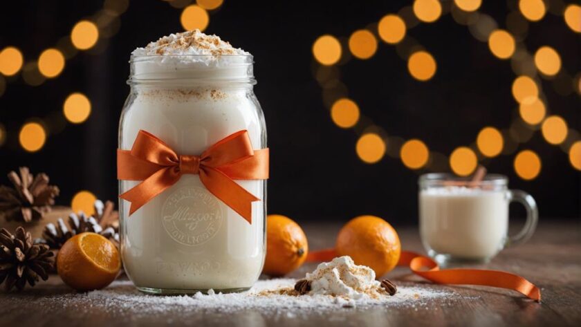 festive eggnog mix recipe