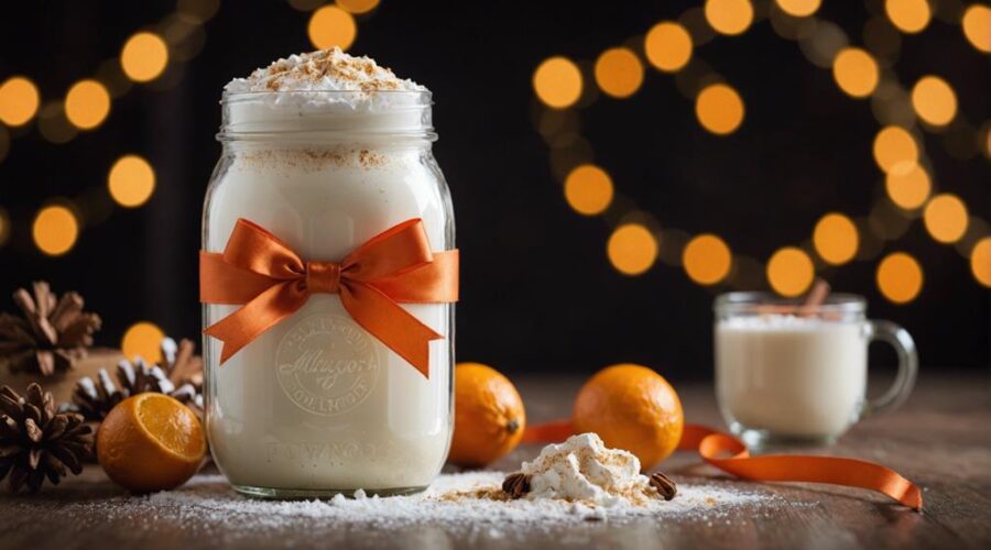 festive eggnog mix recipe