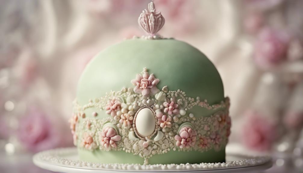 marzipan dome decoration idea