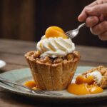 peach cobbler cone recipe