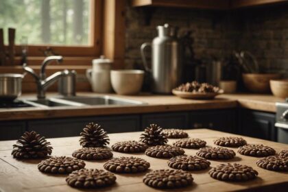 pinecone cookie molds baking