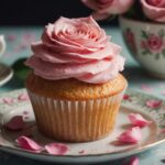 rose water cupcake elegance