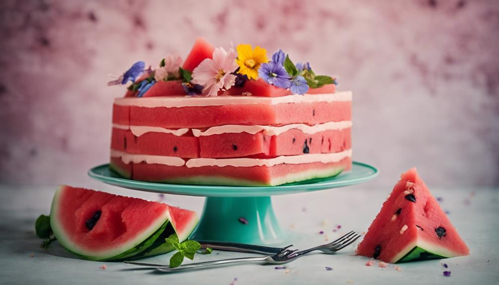 watermelon cake serving tips