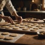 wooden cookie mold baking