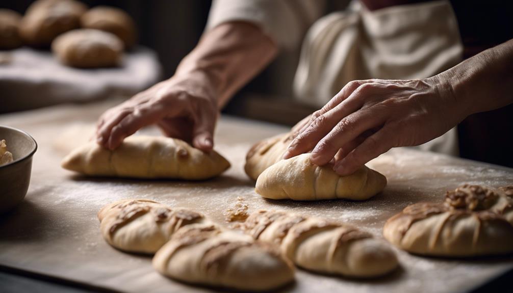 baking with layered dough