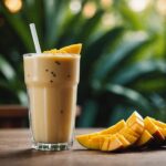 delightful mango boba tea