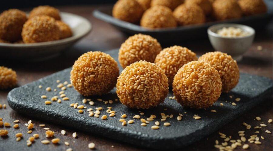 delving into sesame balls