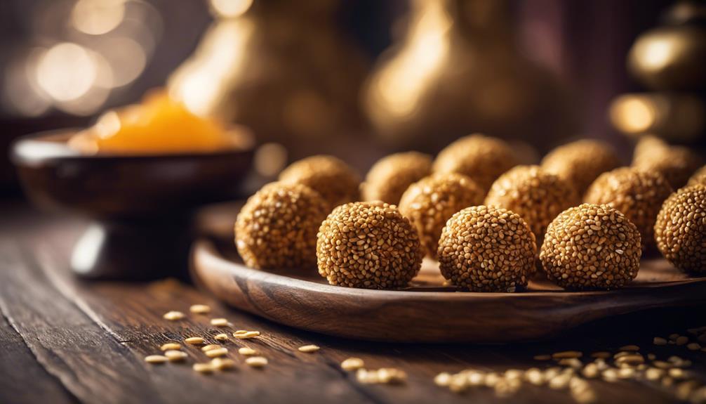 sesame balls in chinese cuisine