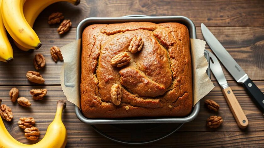 8x8 banana bread recipe