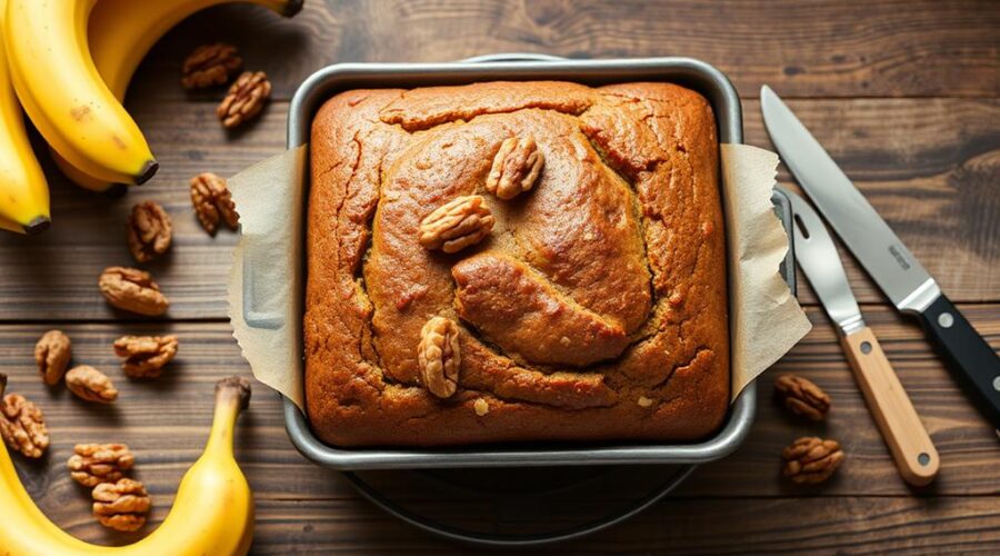 8x8 banana bread recipe