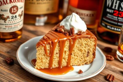 adult dessert whiskey cake