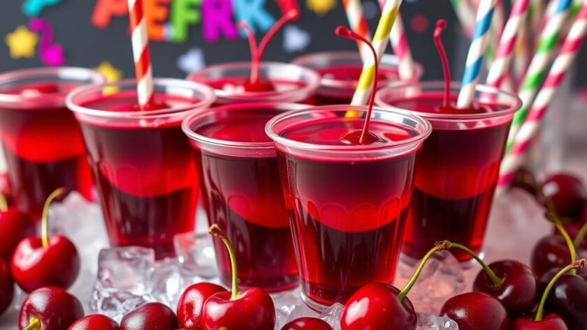 cherry coke jello shots