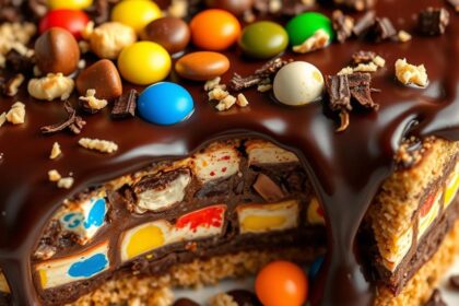 decadent candy bar pie