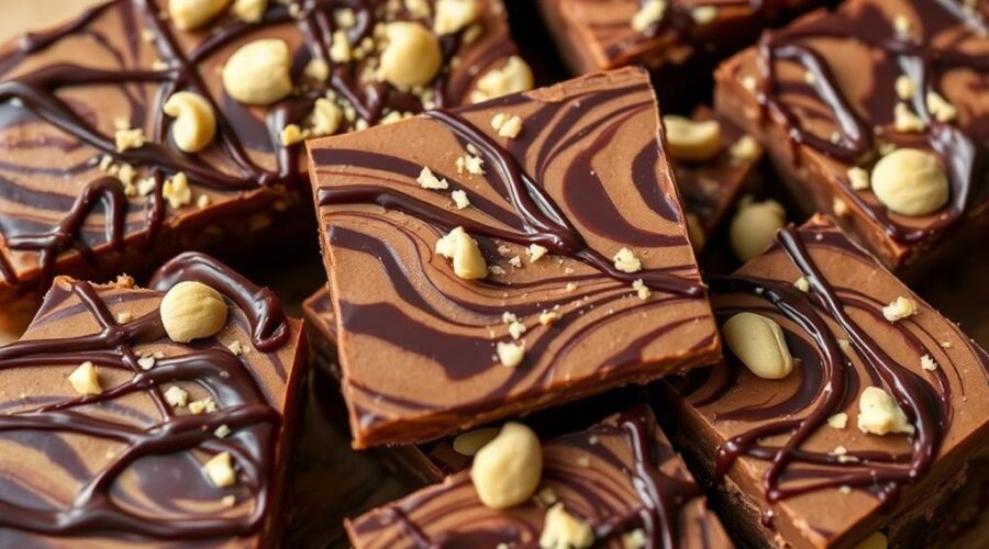 decadent chocolate peanut butter fudge