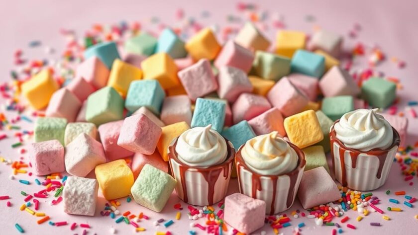 delicious mini marshmallow treats