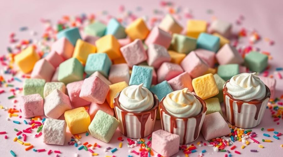 delicious mini marshmallow treats