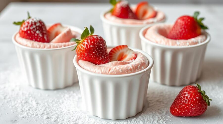 fluffy strawberry souffle recipe