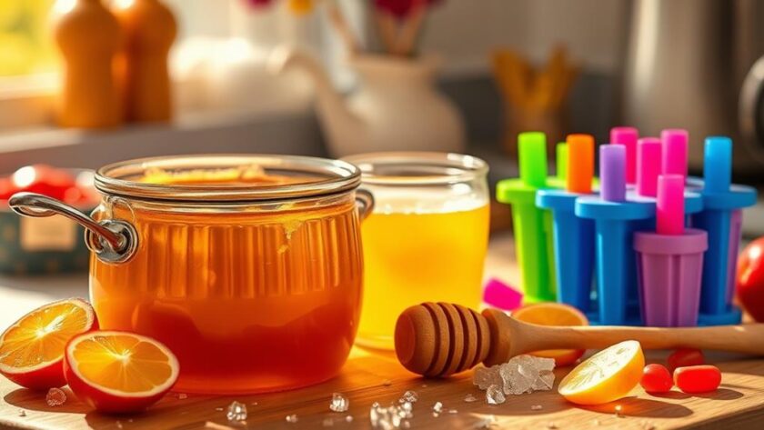 homemade honey lollipops recipe