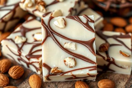 nutty creamy almond fudge