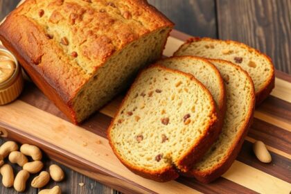 nutty peanut butter loaf