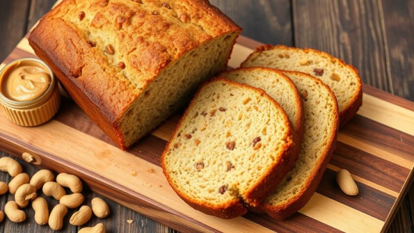 nutty peanut butter loaf