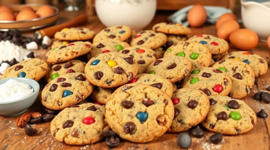 simple delicious garbage cookies