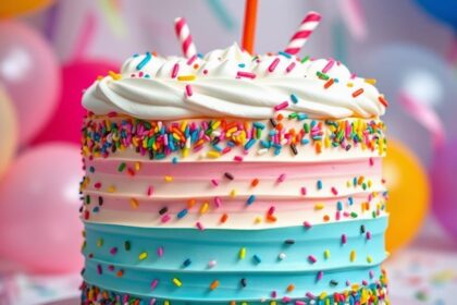 sprinkle cake celebration recipe