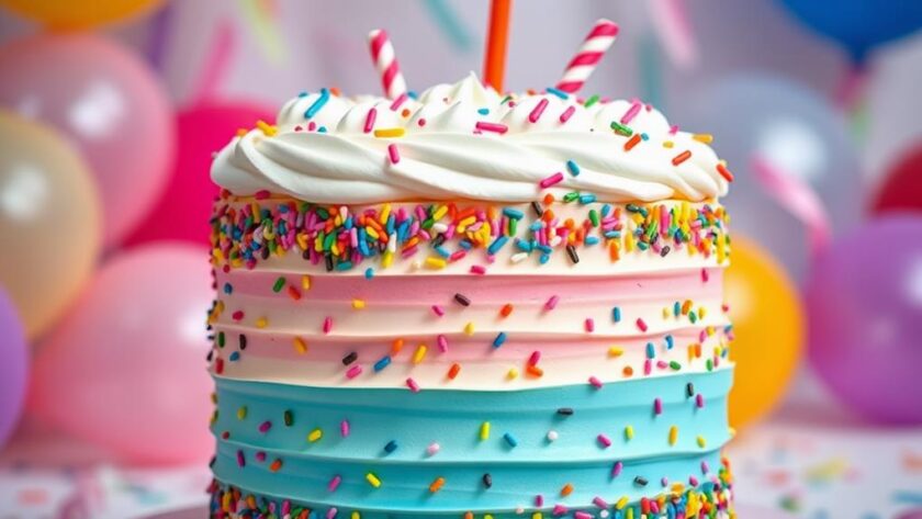 sprinkle cake celebration recipe