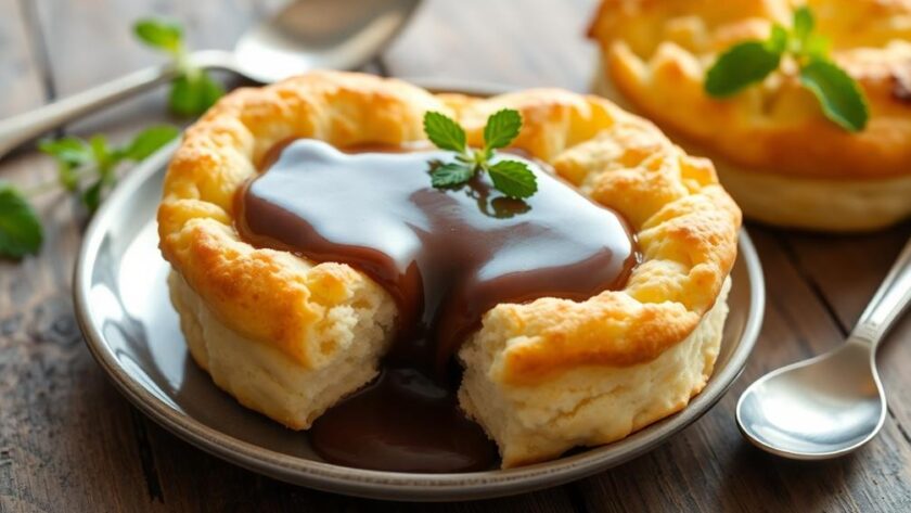 biscuits with chocolate gravy