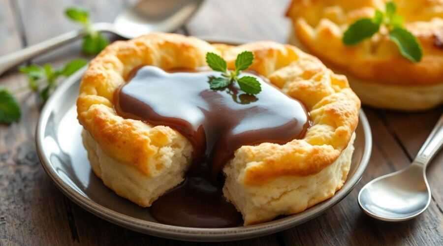 biscuits with chocolate gravy