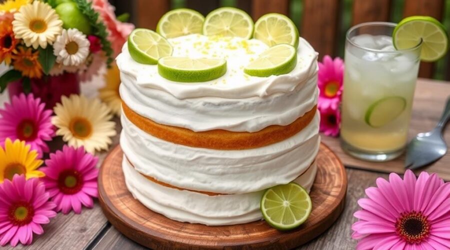 citrus flavored summer dessert