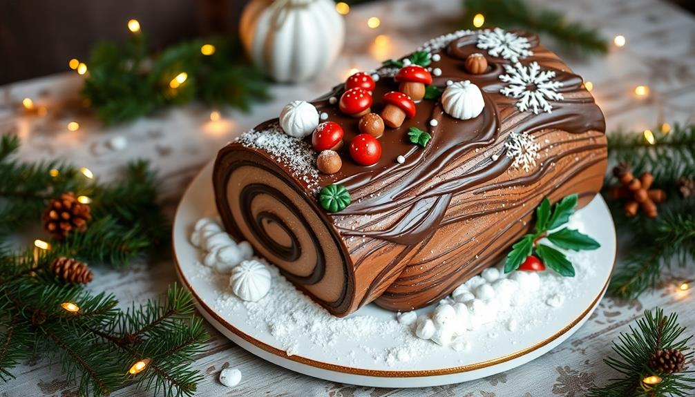 classic buche de noel