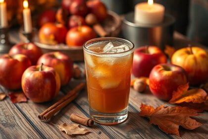 cozy fall caramel cider