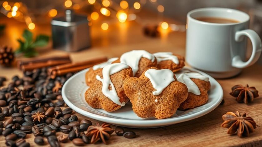 cozy holiday gingerbread cookies