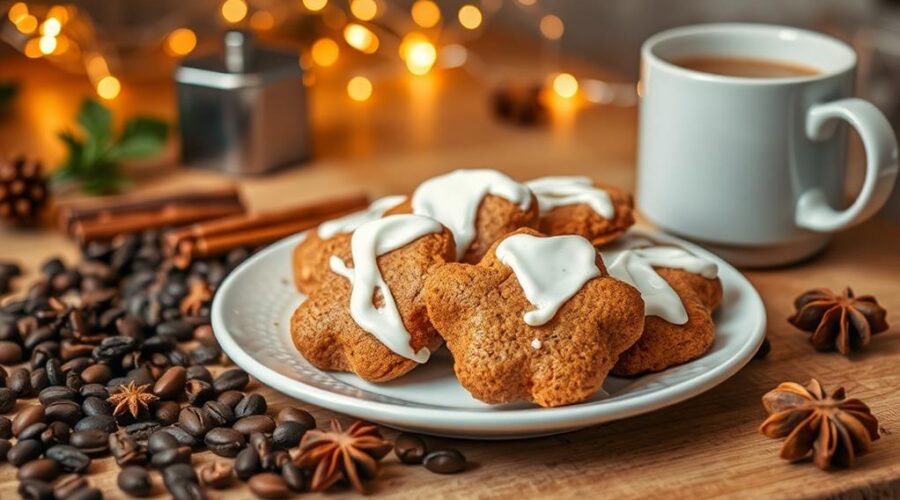 cozy holiday gingerbread cookies