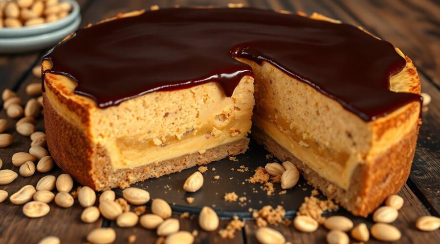 decadent peanut butter dessert