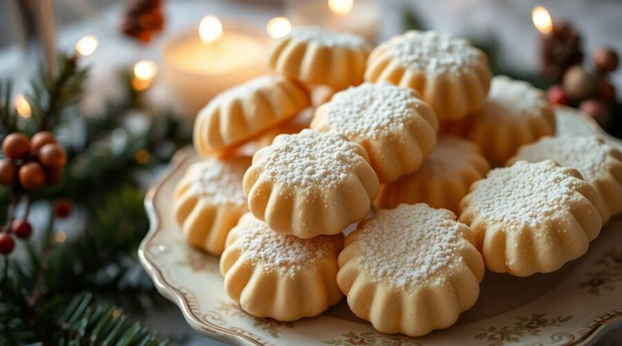 deliciously soft shortbread cookies