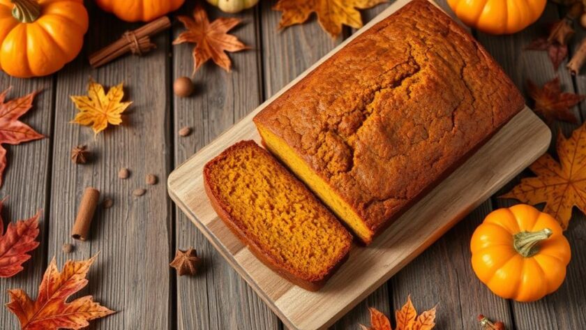 fall pumpkin bread recipe