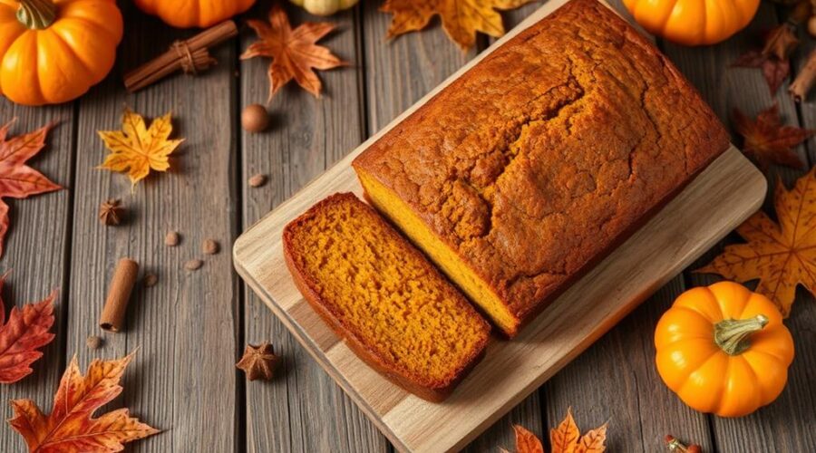 fall pumpkin bread recipe